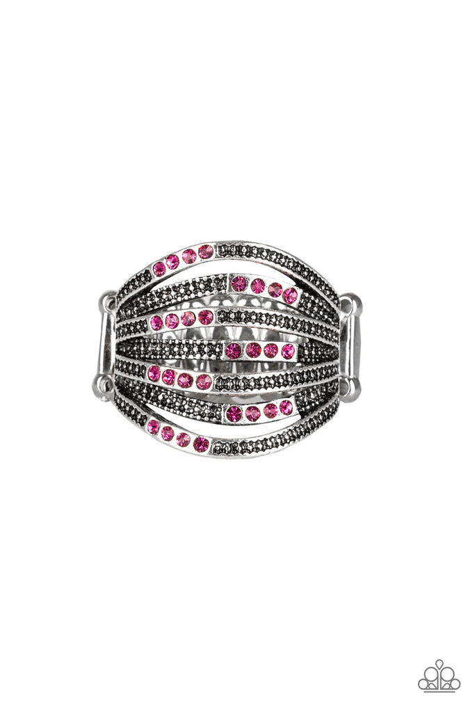 Securing My Finances - Pink Ring-Paparazzi