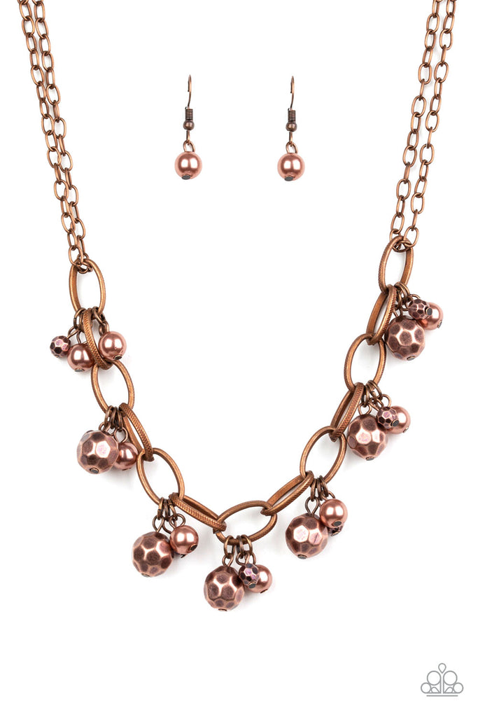 Malibu Movement - Vintage Copper Necklace-Paparazzi