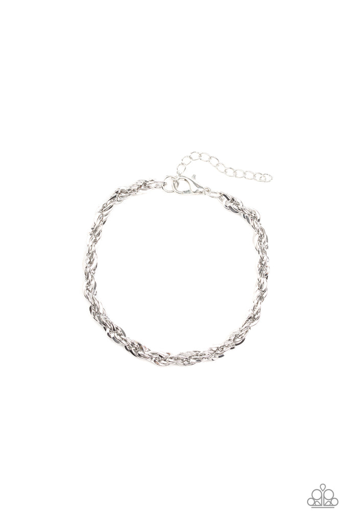 Last Lap - Silver Urban Bracelet-Paparazzi