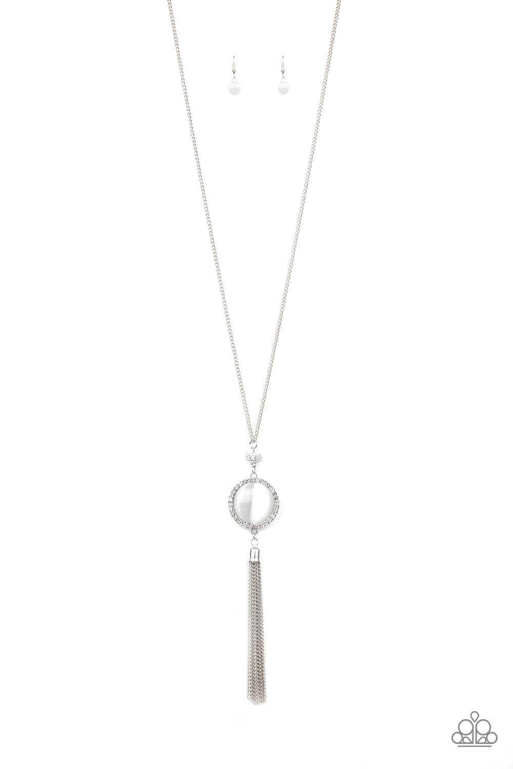 Sparkling Spectacle - White Necklace-Paparazzi