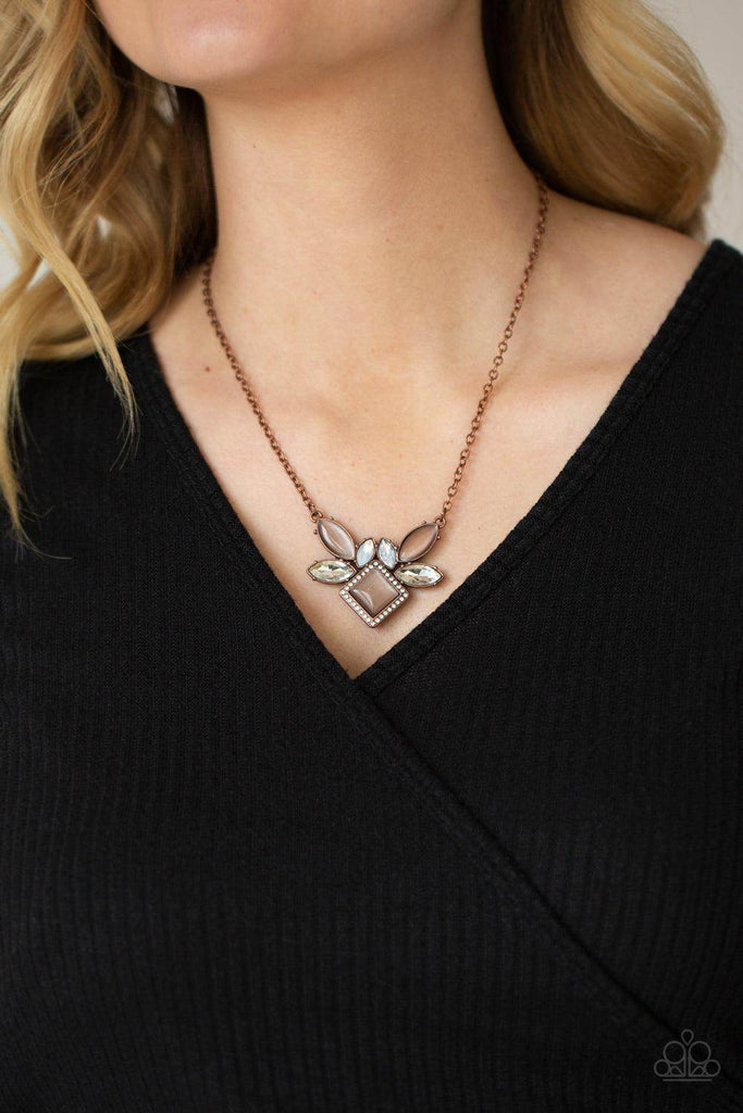 Amulet Avenue - Vintage Copper Necklace-Paparazzi
