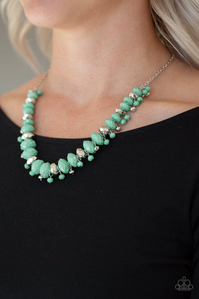 BRAGs To Riches - Green Necklace-Paparazzi