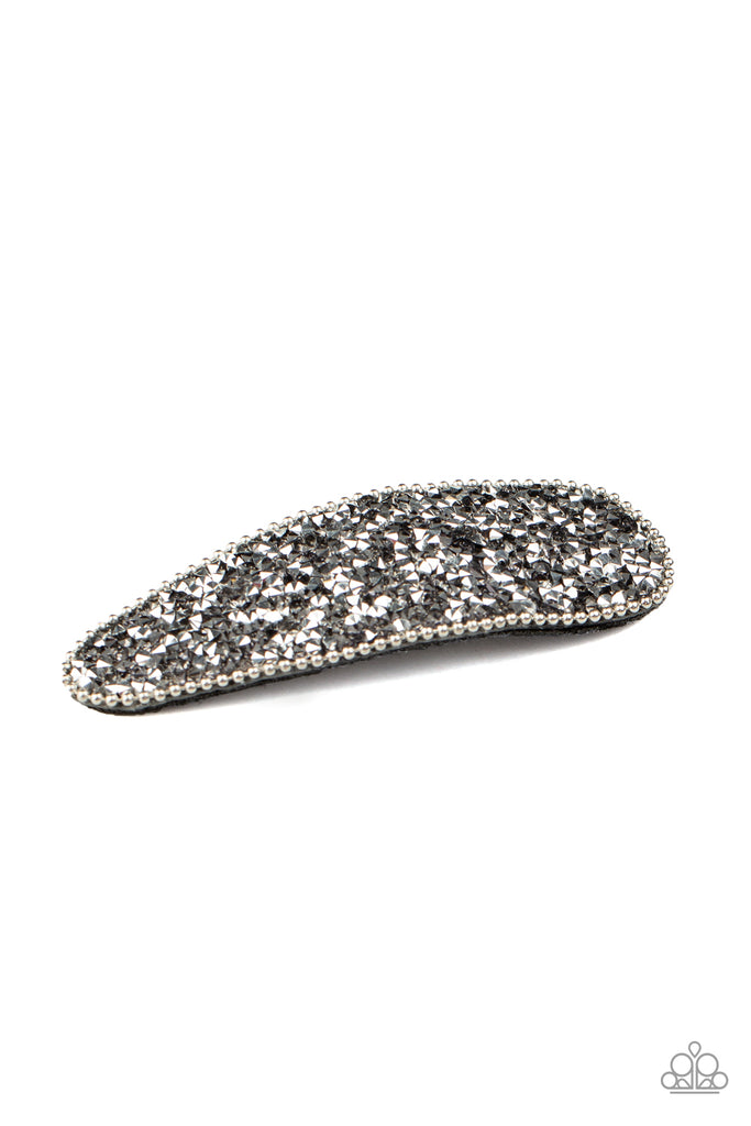 Didn't HAIR It From Me-Silver Paparazzi Hair Clip - The Sassy Sparkle