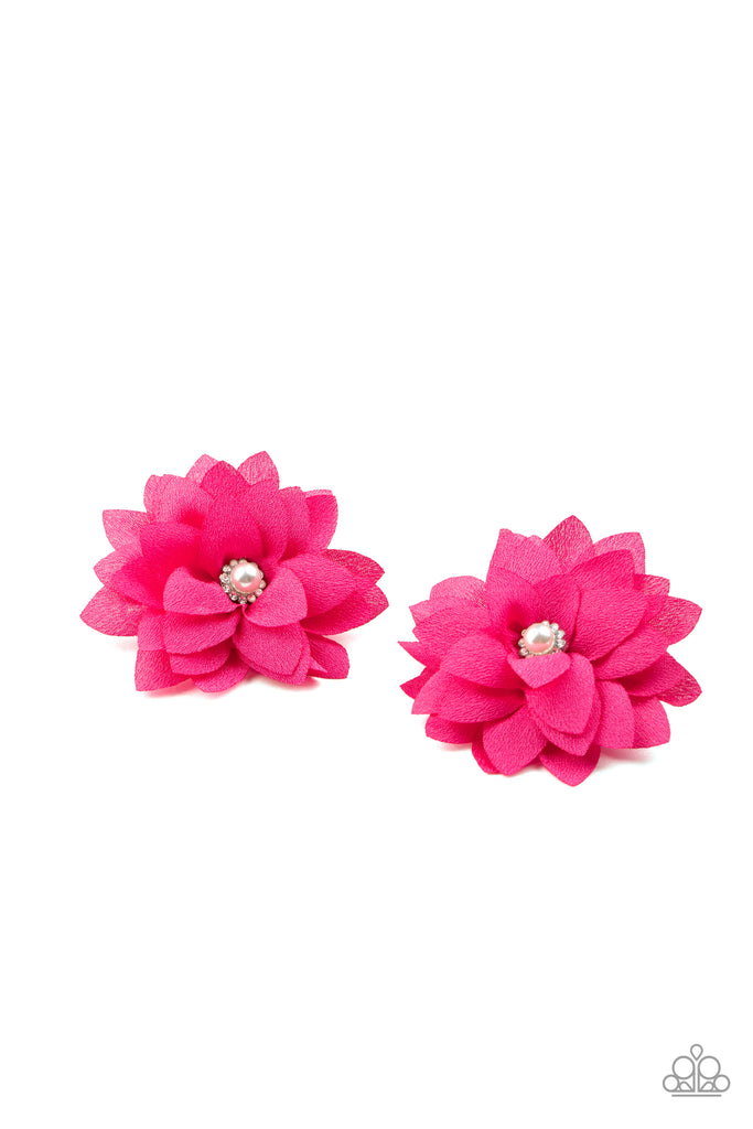 Things That Go BLOOM!-Pink Hair Clip-Paparazzi - The Sassy Sparkle