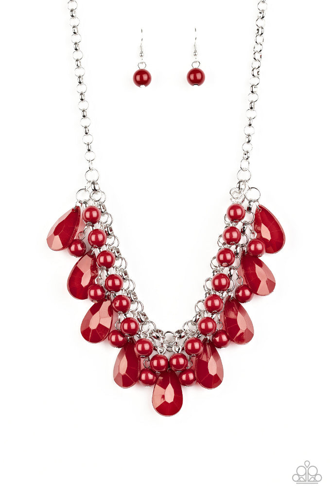 Endless Effervescence - Red Necklace-Paparazzi