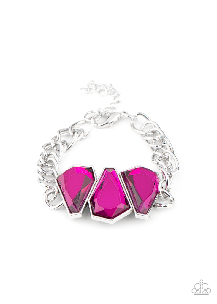 Raw Radiance - Pink Bracelet-Paparazzi