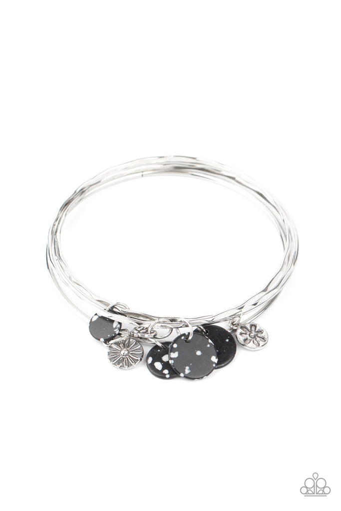 Prairie Plains - Black Bracelet-Paparazzi - The Sassy Sparkle