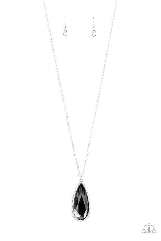 Watch Out For REIGN - Silver Necklace-Paparazzi