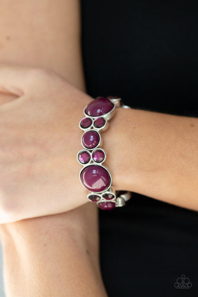 Celestial Escape - Purple Bracelet-Paparazzi