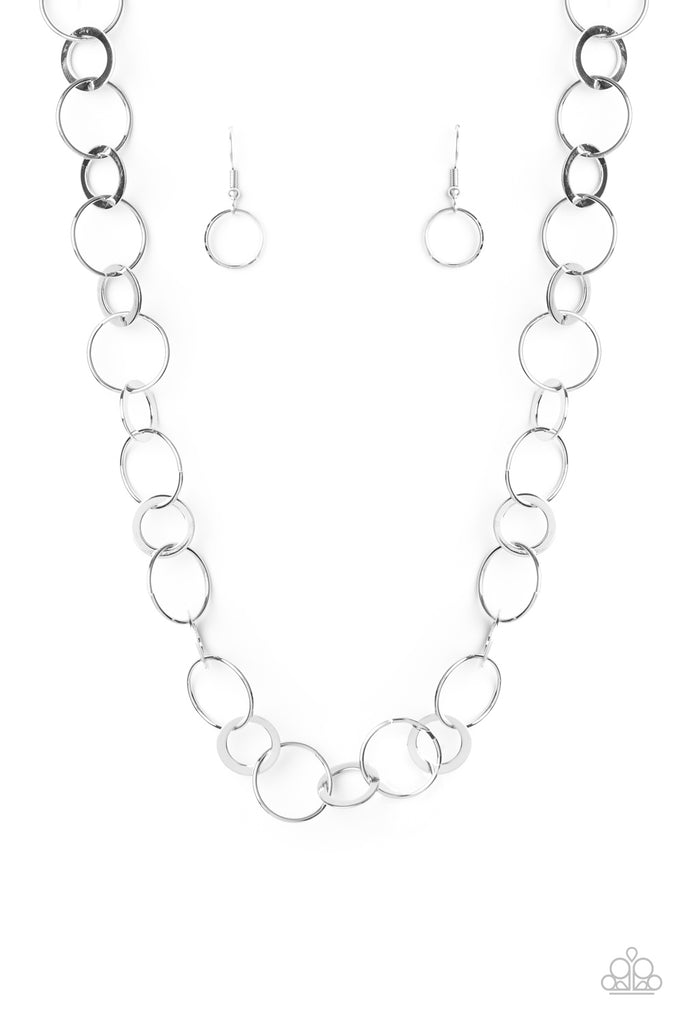 Revolutionary Radiance - Silver Necklace-Paparazzi