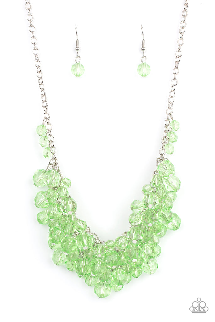 Let The Festivities Begin - Green Necklace-Paparazzi