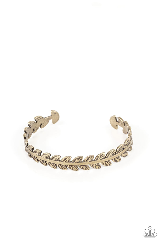 Laurel Groves - Brass Bracelet-Paparazzi