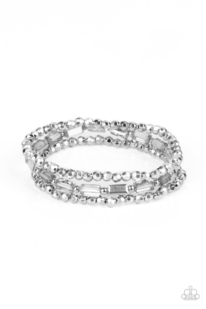 Elegant Essence - Silver Bracelet-Paparazzi