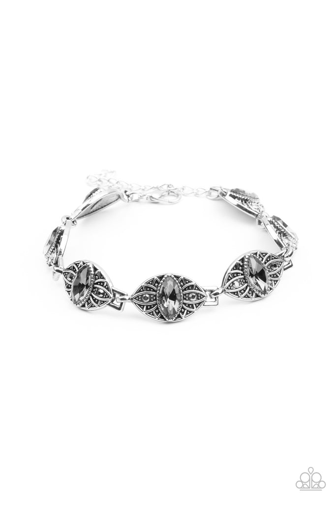 Crown Privilege - Silver Bracelet-Paparazzi - The Sassy Sparkle