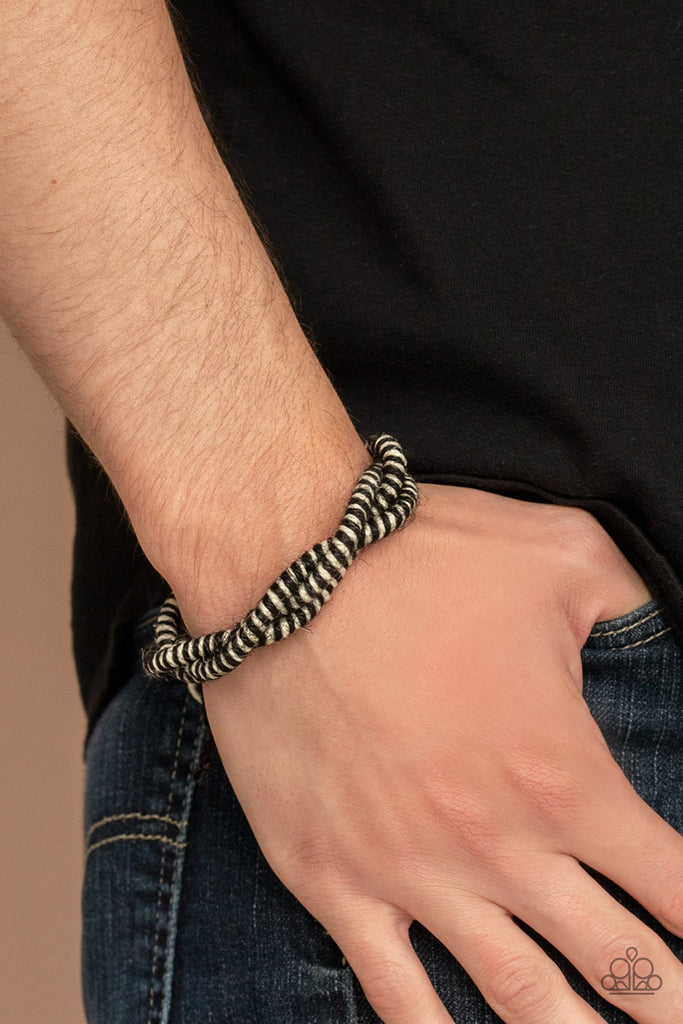 Island Endeavor - Black Urban Bracelet-Paparazzi