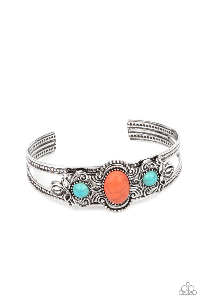 Artisan Ancestry - Orange Stone Bracelet-Paparazzi - The Sassy Sparkle