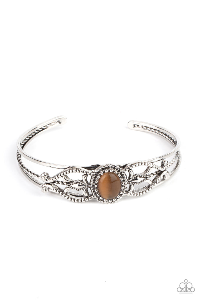 Wait and SEER - Brown Bracelet-Paparazzi - The Sassy Sparkle