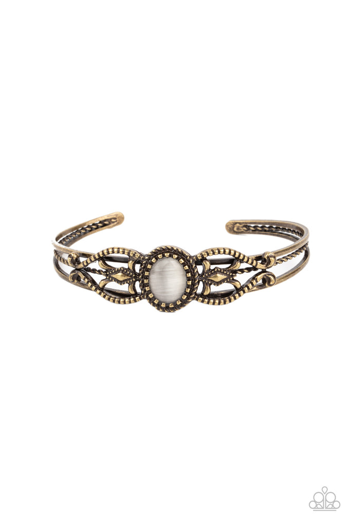 Wait and SEER - Brass Bracelet-Paparazzi