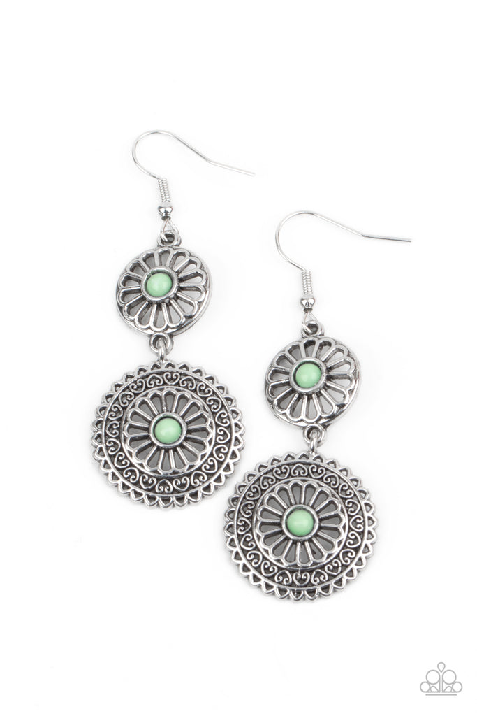 Keep It WHEEL - Green Earring-Paparazzi