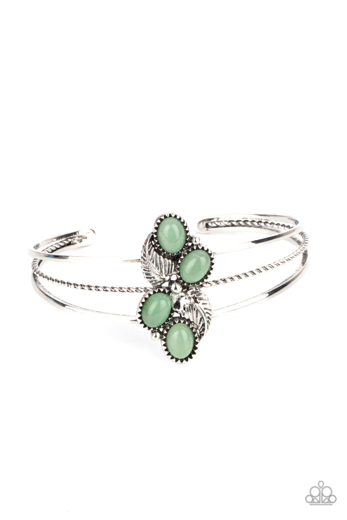 Eco Enthusiast - Green Bracelet-Paparazzi