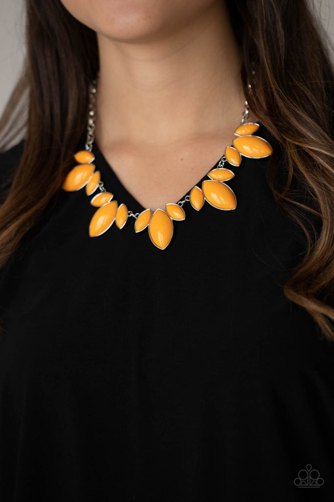 Viva La Vacation - Orange Necklace-Paparazzi