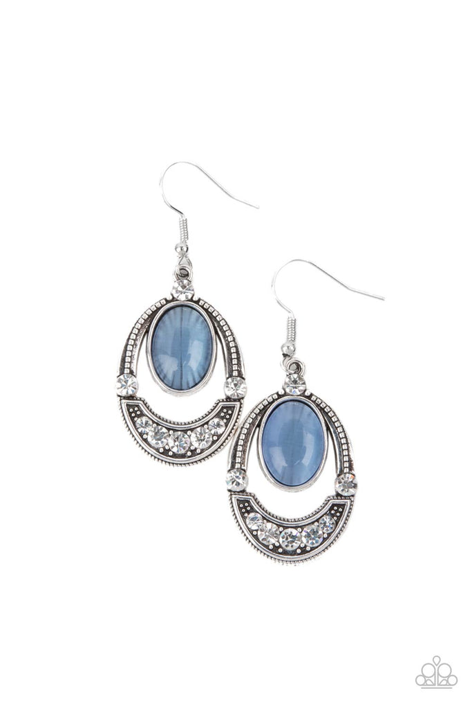 Serene Shimmer - Blue Earring-Paparazzi