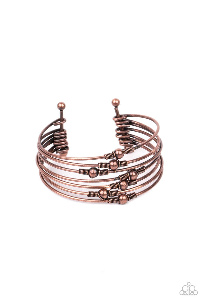 Industrial Intricacies - Copper Bracelet -Paparazzi - The Sassy Sparkle