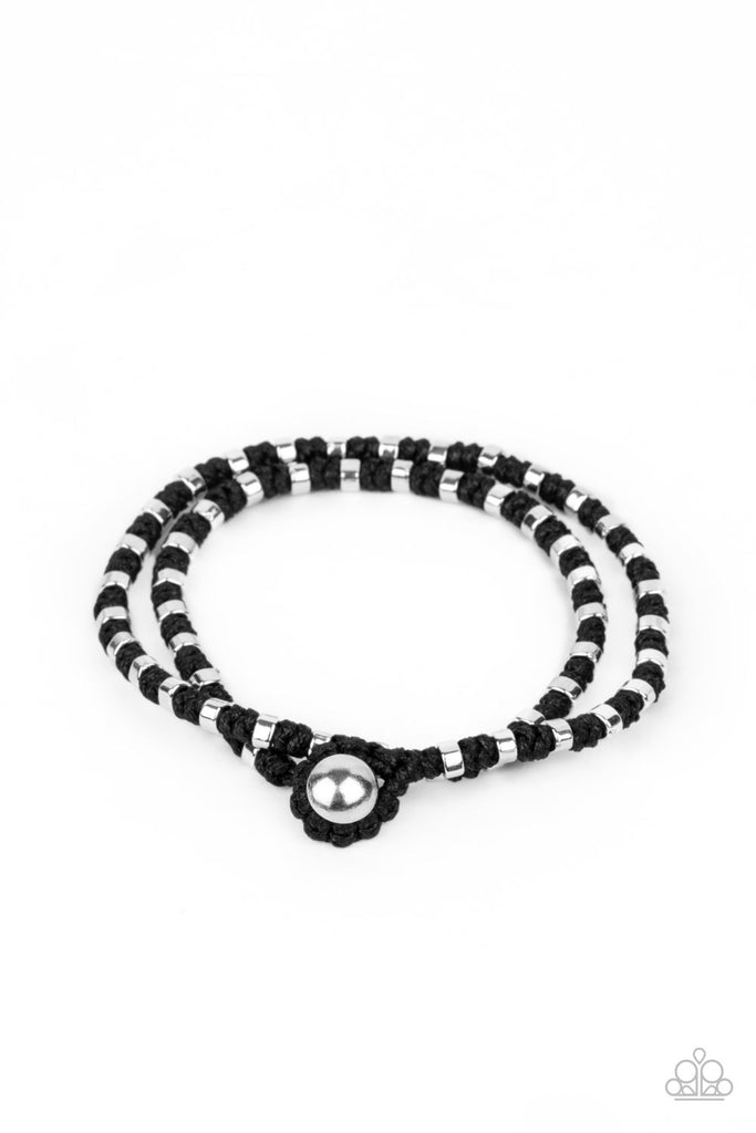 Ripcord - Black Urban Bracelet-Paparazzi