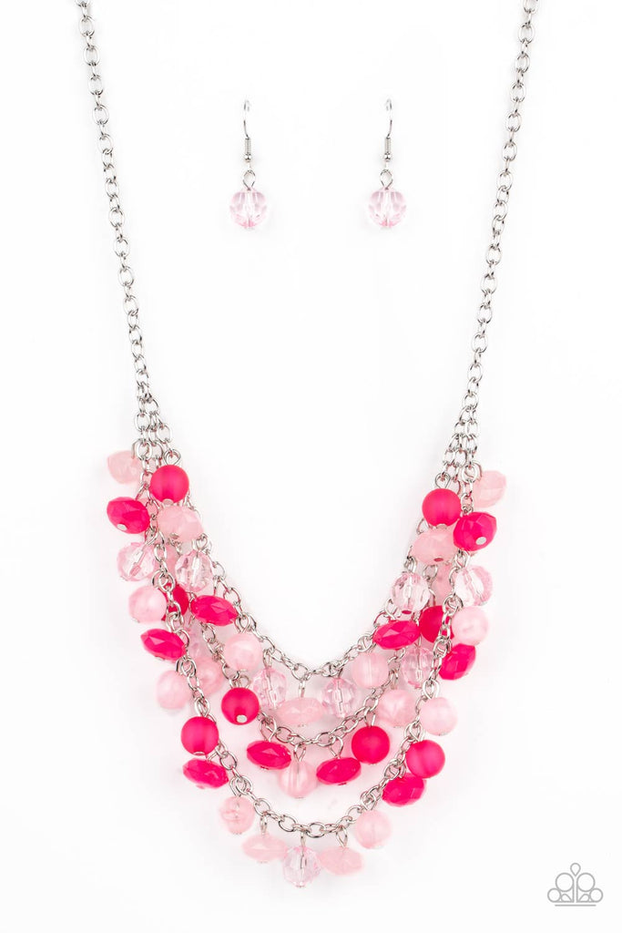 Fairytale Timelessness - Pink-Necklace-Paparazzi - The Sassy Sparkle
