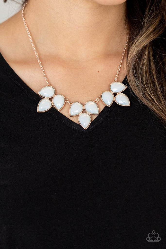 Prairie Fairytale - Rose Gold Necklace-Paparazzi