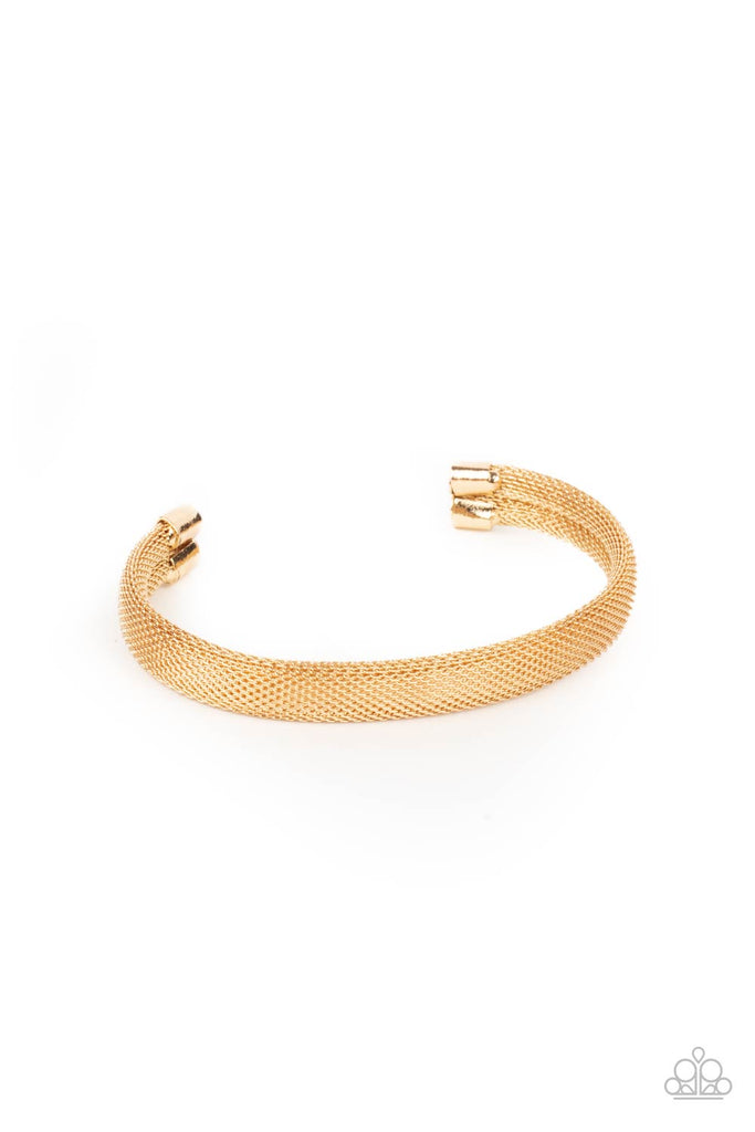 Ready, Willing, and CABLE - Gold Urban Bracelet-Paparazzi