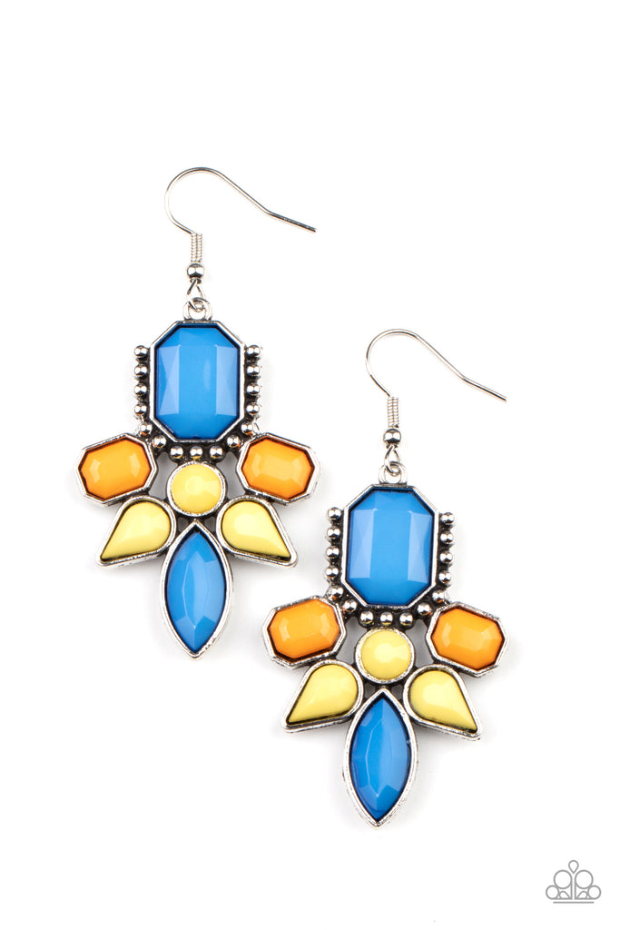 Vacay Vixen - Multi Earring-Paparazzi - The Sassy Sparkle