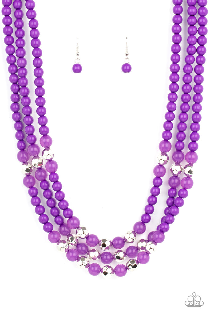 STAYCATION All I Ever Wanted - Purple Paparazzi Necklace - The Sassy Sparkle