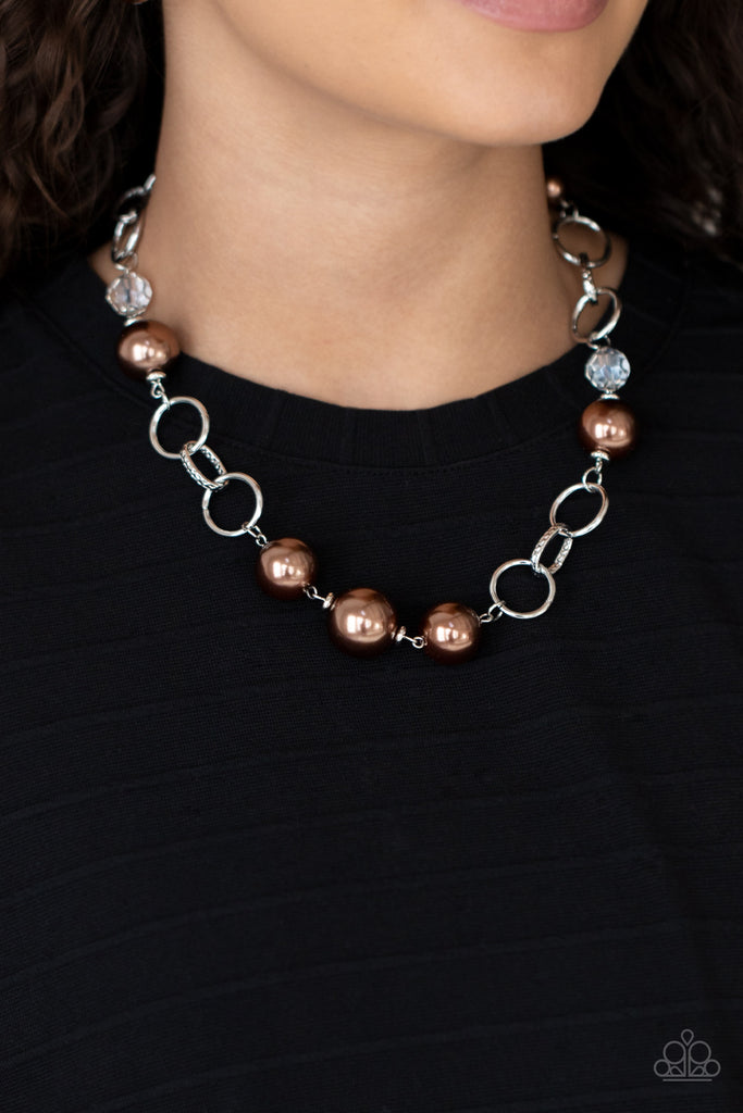 New Age Novelty - Brown Necklace-Paparazzi