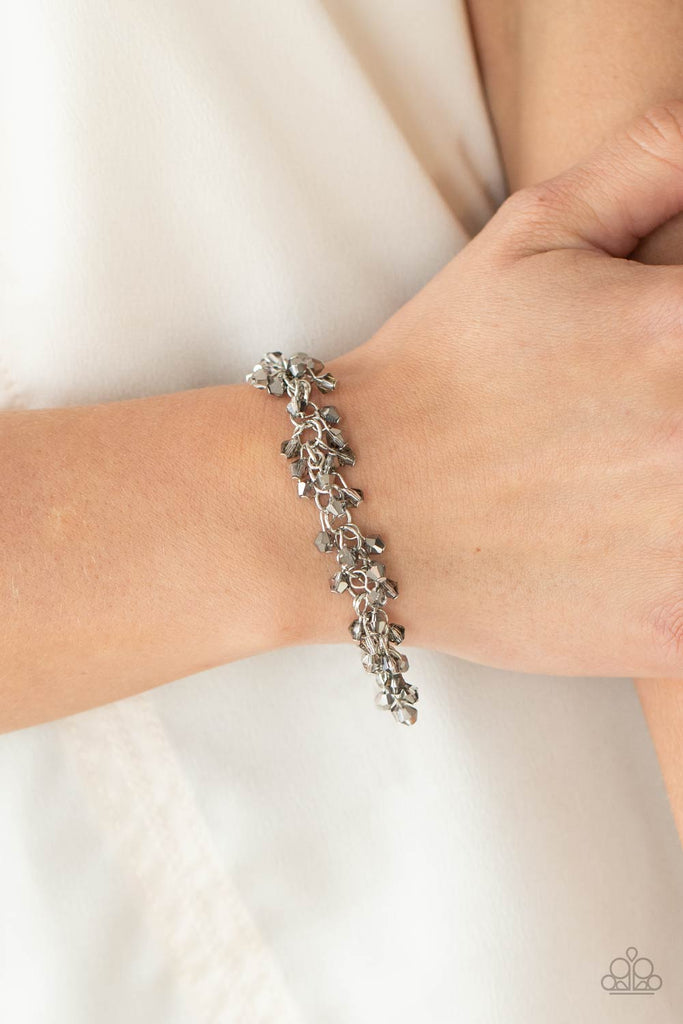 Twinkly Twilight - Silver Bracelet-Paparazzi