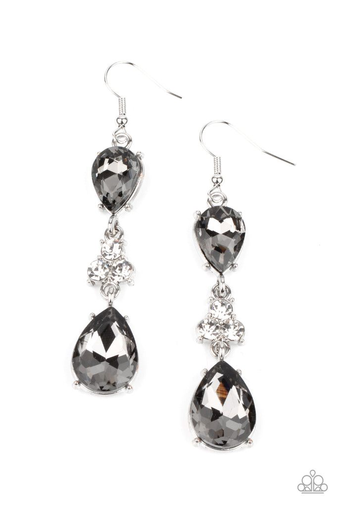 Once Upon a Twinkle - Silver Earring-Paparazzi