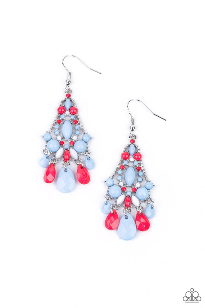 STAYCATION Home - Multi Earring-Paparazzi - The Sassy Sparkle