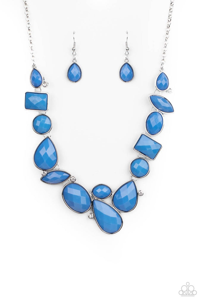 Mystical Mirage - Blue Necklace-Paparazzi - The Sassy Sparkle