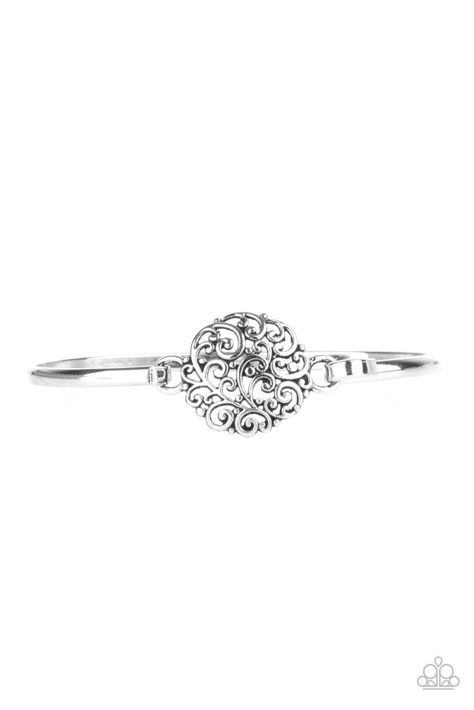 Filigree Fiesta - Silver Bracelet-Paparazzi