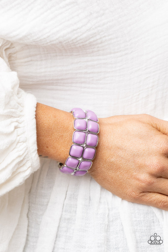 Double The DIVA-ttitude - Purple Bracelet-Paparazzi