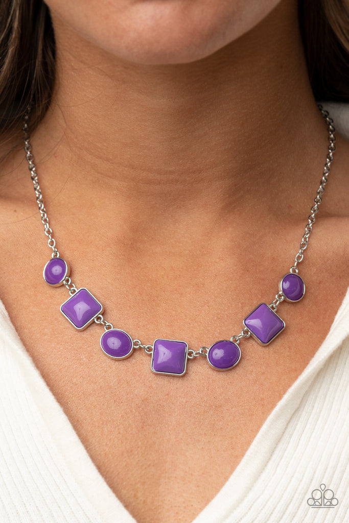 Trend Worthy - Purple Necklace-Paparazzi