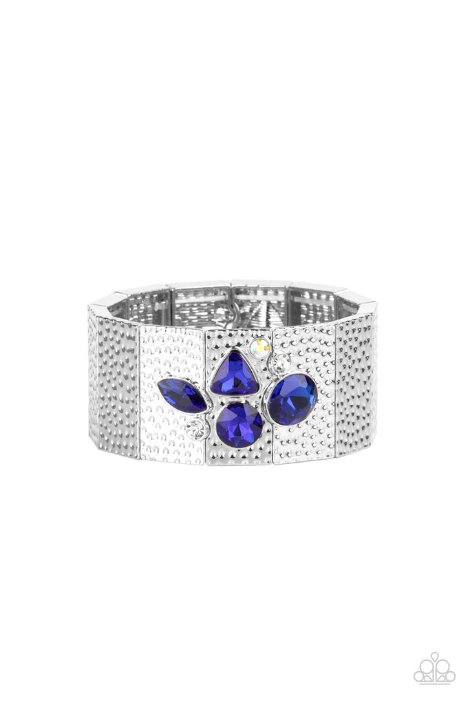 Flickering Fortune - Blue Paparazzi Bracelet - The Sassy Sparkle