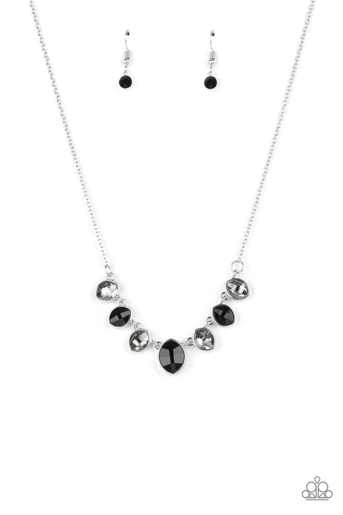 Material Girl Glamour - Black Necklace-Paparazzi