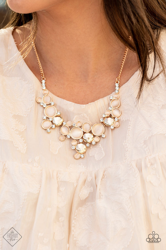 Fairytale Affair - Gold Necklace-Paparazzi