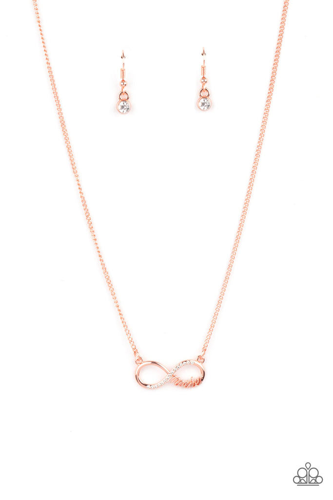 Forever Your Mom - Copper Necklace-Paparazzi