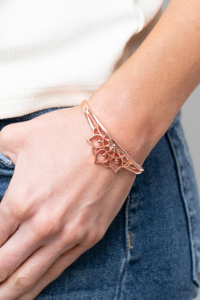 Mandala Mindfulness - Copper Bracelet-Paparazzi