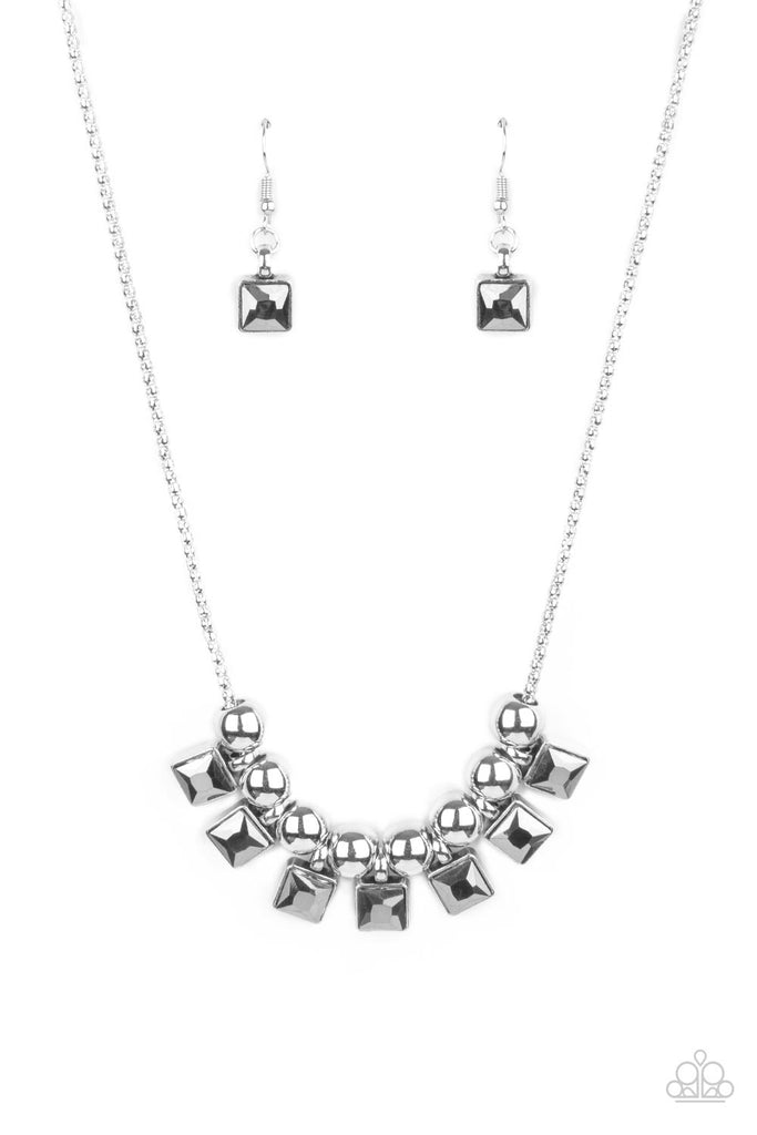 Graciously Audacious - Silver Necklace-Paparazzi