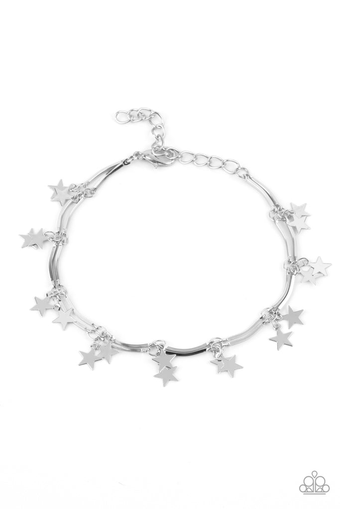 Party in the USA - Silver Bracelet-Paparazzi