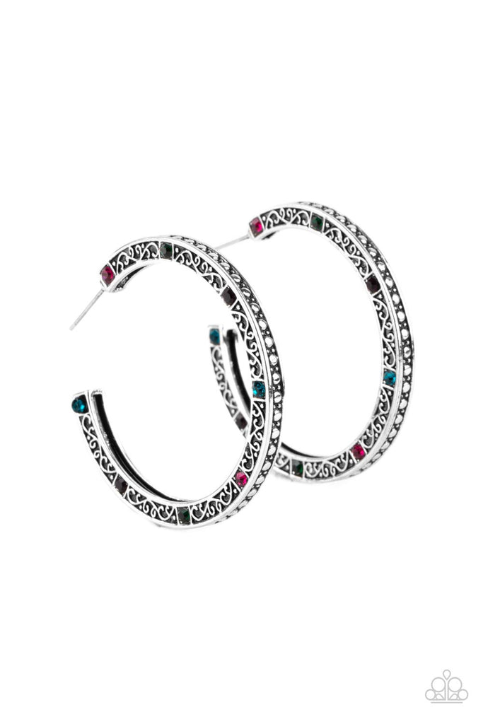 PRE ORDER Richly Royal - Multi Paparazzi Earring - The Sassy Sparkle