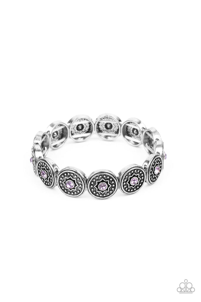 Colorfully Celestial - Purple Bracelet-Paparazzi - The Sassy Sparkle